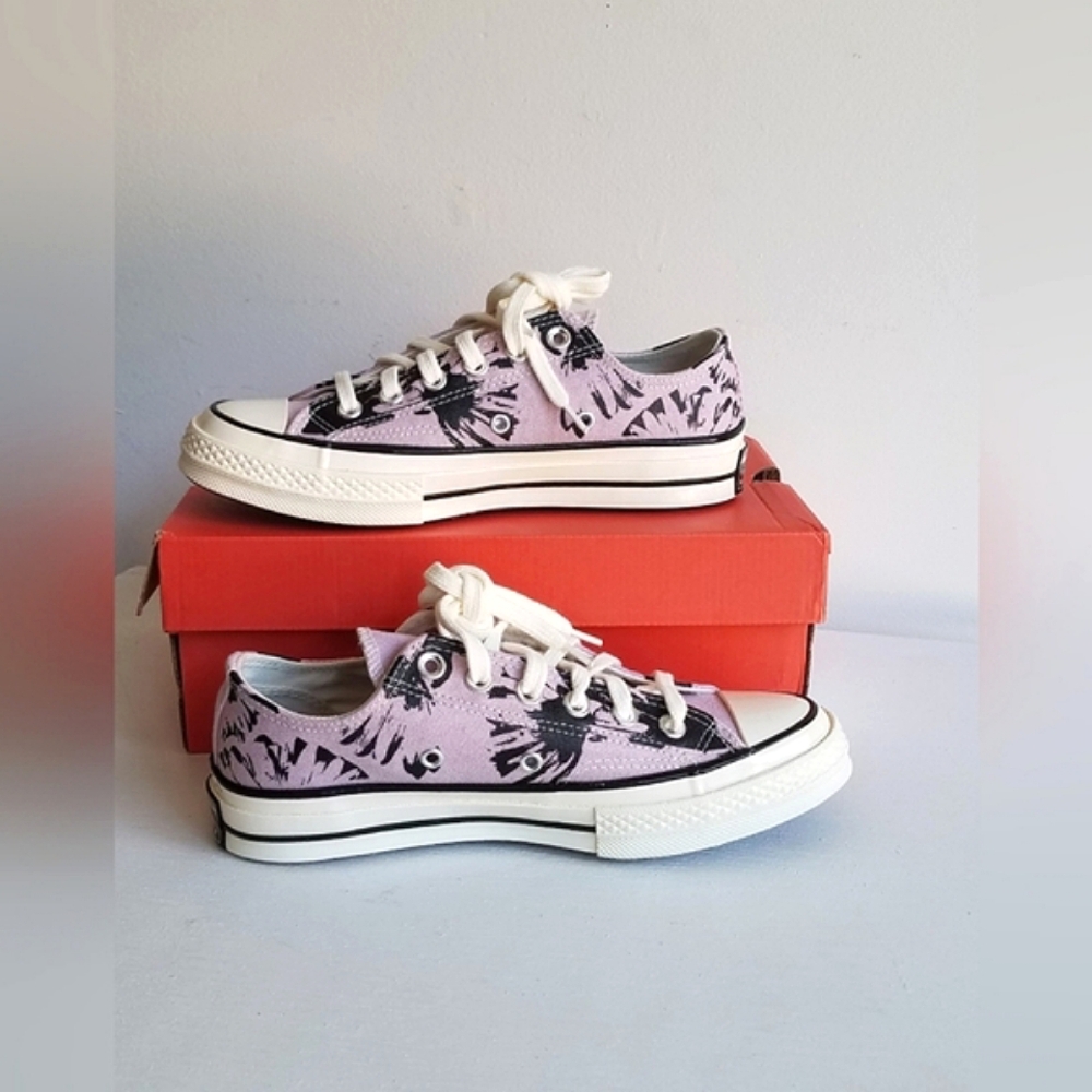 Converse Chuck 70 Ox Limited Edition Hybrid Floral Jacquard Low Canvas Sneakers - Picture 9 of 11
